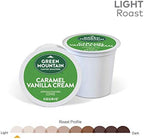 Green Mountain Coffee Roasters Caramel Vanilla Cream Coffee, Keurig Single-Serve K-Cup pods, Light Roast, 96 Count