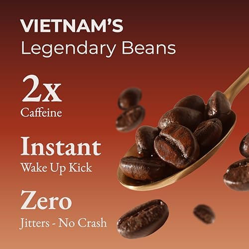 Cafely HaNoi - 100% Robusta Ground Vietnamese Coffee – Dark Roast, High Caffeine (Bold & Punchy), Full Body, Low Acid, Single Origin, Direct Trade, For Phin, French Press, Cold Brew, 12 oz