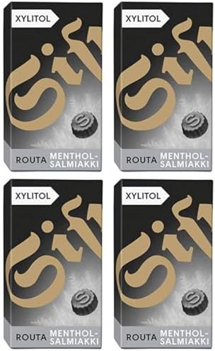 Cloetta Sisu Xylitol Routa xylitol Pastilles 4 Packs of 70g