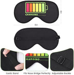 2 Pcs Sleep Eye Mask, Guys Blackout Sleeping Mask for Kids Adult Children's Travel Eye Mask Eye Cover Blindfold for Game