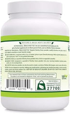 Herbal Secrets Organic Barley Grass 16 Oz | Non-GMO | Gluten Free | Made in USA