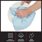 Stalwart Microfiber Cleaning Cloth Set - 24-Pack of Microfiber Towels for Cars, Home, and Kitchen - Lint-Free Absorbent 12.6-Inch Cleaning Rags