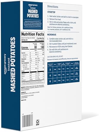 Amazon Grocery, Instant Mashed Potatoes, 26.7 Oz