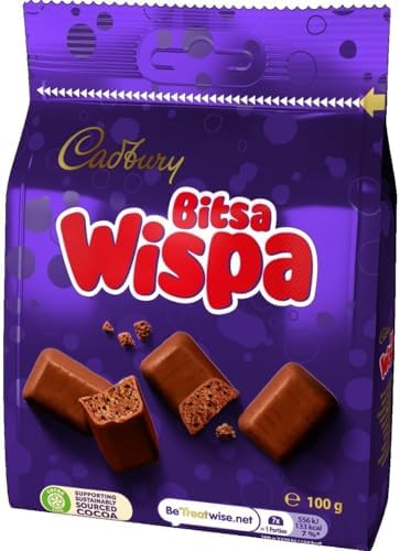Cadbury Bitsa Wispa Bag 100G (Pack of 3)