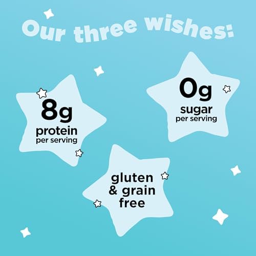Plant-Based and Vegan Breakfast Cereal by Three Wishes - Unsweetened, 1 Pack - More Protein and Less Sugar Snack - Gluten-Free, Grain-Free - Non-GMO