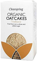 Clearspring Organic Traditional Oatcakes 200g - Pack of 6