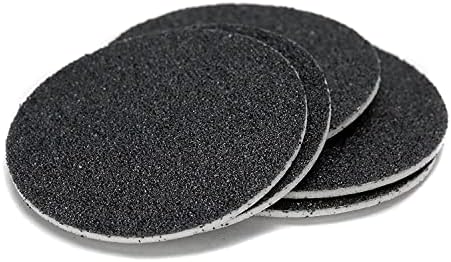 60pcs Replaceable Sandpaper Refill Discs 80 Grit for Electric Foot File Callus Remover Hard Dry Dead Skin Removal (Coarse 80 Grit)