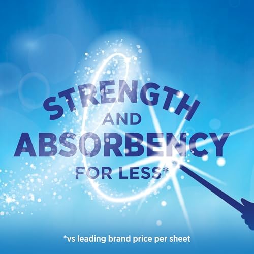 Sparkle Tear-A-Square Paper Towels, 3 Triple Rolls = 9 Regular Rolls, Strong 2-Ply Towels for Kitchen Cleanup and Everyday Messes