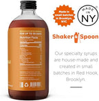 Shaker & Spoon Spiced Chai Cocktail Syrup, 16oz Coffee Syrup for Drinks, Coffee Syrups, Cocktail Mixers, Mocktails, Non Alcoholic Drinks
