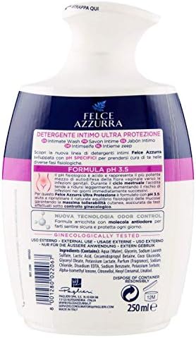 Felce Azzurra Ultra Protection Intimate Wash 250 Ml 8.45 Fl Oz