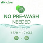 Dishwasher Detergent Tablets with Built-in Rinse Aid | All-in-1 Plant-Based Pods | Fragrance & Dye Free | Natural & Phosphate-Free | Biodegradable & No Unwrapping Needed | 62 Count