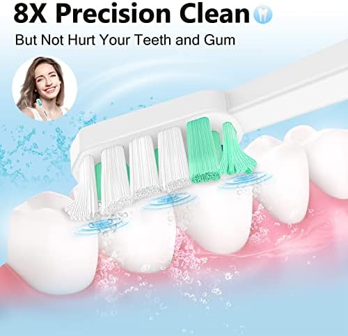 Electric Toothbrush Replacement Heads for Philips Sonicare ProtectiveClean DiamondClean HX9023, 10 Pack