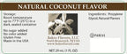 Bakto Flavors Natural Coconut Flavor (1 FL OZ) Pack of 3