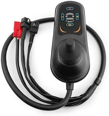 24V Dual Drive Brushed Motor Joystick Controller Forward Reverse Max Current 45A for Indoor Wheelchair Bike with Remote