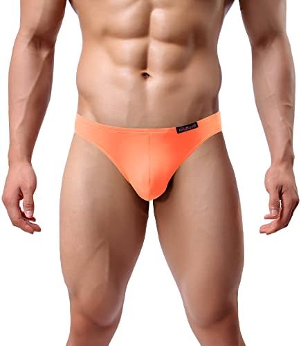 Avidlove Mens Bikini Underwear Low Rise Briefs Microfiber Underpants 4 Pack