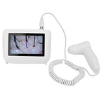 Skin Diagnosis Hair Analyzer, 5 Inch LCD Screen Digital Skin Detector Tester Hair Skin Analyzer Machine Skin Pigment Tester, and Hair Detection Hair Follicle Detector (US)