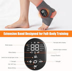 Foot Renew Massager for Neuropathy, with Red Light Therapy for Feet & Ankle, Infrared Neuropathy Foot Massager with Heat, 8 Massage Modes, 20 Intensity Levels, Wearable Ankle & Body Massager