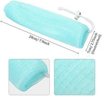 Boao Mesh Soap Bar Loofah Exfoliating Mesh Soap Saver Bag Pouch Bubble Foam Net for Body Facial Shower Cleaning Tool(10 Pieces)