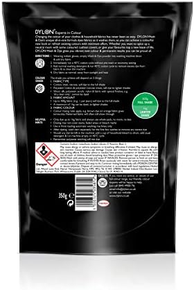 Dylon Wash and Dye used Worldwide by Best Designers, Suitable for Natural Large Fabrics, Multi-Purpose, Permanent and Easy to Apply, Color: Velvet Black