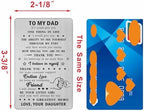Gifts for Dad - Thank You Dad Gifts from Daughter, Best Daddy Gift, Daddy Engraved Wallet Card Gift for Fathers Day Birthday