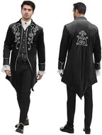 Men's Steampunk Gothic Medieval Vintage Jacket for Halloween