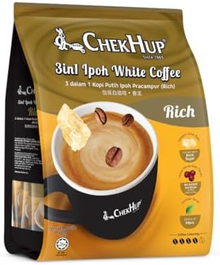 Malaysia Chek Hup 3 In 1 Ipoh White Coffee- King (12 sachets x 40g) (4)