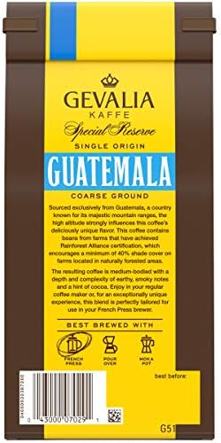 Gevalia Special Reserve Guatemala and Costa Rica Single Origin Medium Roast Ground Coffee Bundle (2 x 10 oz Bags)
