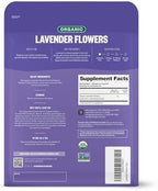 FGO Organic Dried Lavender Flowers, Extra Grade Dried Buds, Imported From France for Culinary or Sachet Bags, 16oz Bulk, Packaging May Vary (Pack of 2)