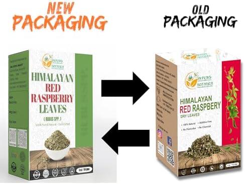 Herbs Botanica Himalayan Raspberry Leaf Premium Dried Red Raspberry Leaves for Herbal Tea, Infusions & DIY Blends Cut & Sifted Rasberry Leaf Tea 4 oz Resealable Pack