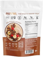NuTrail Nut Granola Cereal, Dark Chocolate, No Sugar Added, Keto, Low Carb, Gluten Free, Grain Free, Healthy Breakfast 8 oz. 1 Count