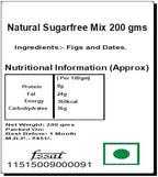 Ghasitaram Gifts Rakhi Gifts for Brothers Rakhi Sweets - Ghasitarams Natural Sugarfree Mix 200 GMS with Beads Rakhi