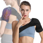 HAPPYNA Shoulder Brace Men Women, Adjustable Stability Support Shoulder Brace, Right/Left Arm Therapy Shoulder Brace, Pain, Frozen,Shoulder Dislocated Joint Soreness, One Size,L