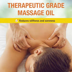 Seven Minerals Frankincense Massage Oil for Massage Therapy - Big 16 oz - Ideal for Professional or at-Home Body Massage. Soothing Natural Blend of Almond, Jojoba & Vitamin E