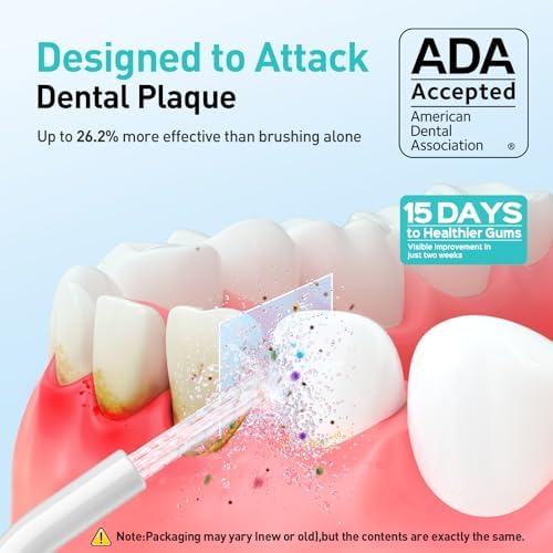 COSLUS Water Dental Flosser Teeth Pick C20: Portable Cordless Oral Irrigator 300ML Rechargeable Travel Irrigation Cleaner IPX7 Waterproof Electric Flossing Machine for Teeth Cleaning, White
