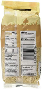 Morrisons Organic Long Grain Brown Rice 500g