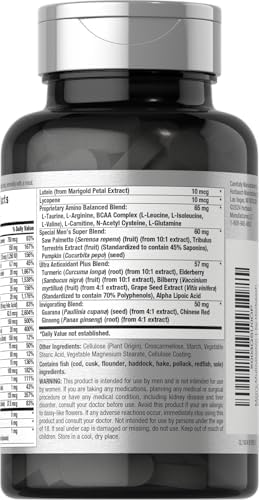 Horbäach Mens Multivitamin | 60 Caplets | Advanced Formula | with Vitamin C, D, Magnesium, Minerals & More | Non-GMO & Gluten Free Supplement