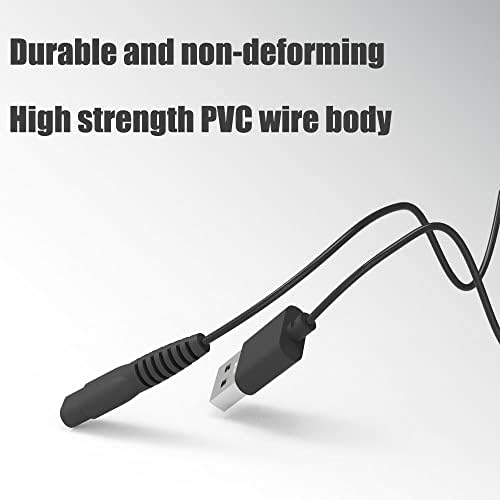 OGMWIN Replacement Power Cord for Manspot Men‘s Premium Body Trimmer USB Charger Charging Cable