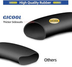 GICOOL 2.80/2.50-4 Inner Tubes, 2 Pack with TR87 Valve Stem, Heavy-Duty Inner Tubes, Replacement Tubes for Wheelbarrows, Hand Trucks, Dollies, Lawn Mowers, Scooters, Go Karts