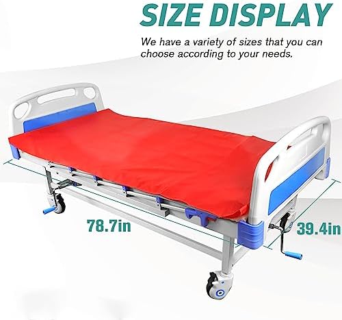 YHK Tubular Slide Sheet for Patient Transfer, Washable Reusable Flat Slide Sheet, Safetysure Transfer Slide for Moving Bedridden Patients, Slides for Cars, Hospital Bed, Home Care (39.4" x 78.7")