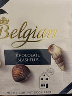 Belgian Chocolate Seashells, Premium Assorted Chocolates, 8.8 oz