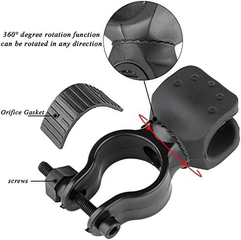 Cane Holder for Drive Rollator, Walker, Wheelchair - Universal Crutches Stick Bracket Accessories, 1.1" ID, 2 Pcs