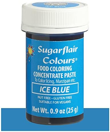 Sugarflair Food Coloring Concentrate Paste, 25 Grams Ice Blue