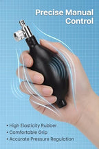 Pressure Bulb Pump, Latex Blood Pressure Bulbs, Black Squeeze Bulb Pump for Manually Inflating Blood Pressure Replacement Parts