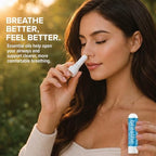 MOXE Breathe | Himalayan Salt Inhaler | Help Clear Congestion, Boost Focus and Improve Breathing | Natural Aromatherapy | Peppermint, Lavender and Tee Tree Essential Oil (1 Pack)…