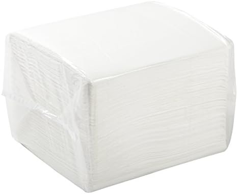 AmerCare 8.25 Inch x 8.25 Inch White 2-Ply Dinner Napkins, Case of 3000