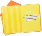 Hallmark 4th Birthday Card for Kids (Fuzzy Number)