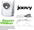 Joovy Spoon Baby Walker & Activity Center Featuring Three Adjustable Heights, Extra-Large Tray, and 30 lb Weight Capacity - JPMA Safety Certified, Charcoal