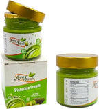 Pistachio Butter Spreadable Cream, 7.05 oz Glass Jar with Box, 30% Pistachios, Rich & Nutty Cream Spread for Knafeh and Dubai Chocolate, Chocolate Bars, Gluten Free, Vegan, Halal (Pack of 1, 7.05, Fl Oz)