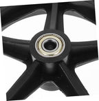 4PCS Replacement Wheels for Walkers and Wheelchairs Slip Rubber Tires Durable Casters for Easy Installation Compatible with Models