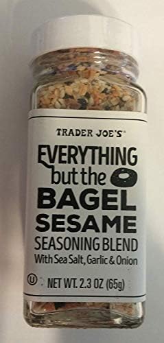 Trader Joe's Seasonings Bundle - Everything But The Bagel Sesame and Chile Lime Seasoning Blends (1 of each)